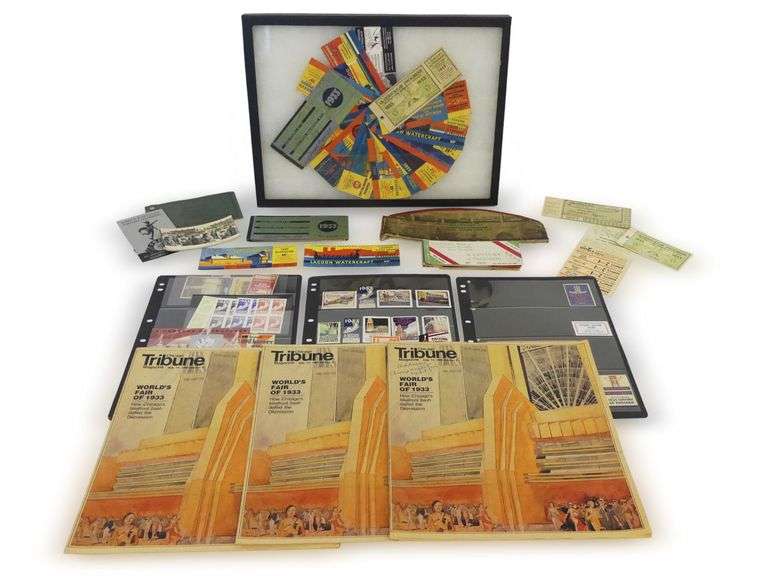 1933-1934 Chicago World's Fair "A Century of Progress" Memorabilia image