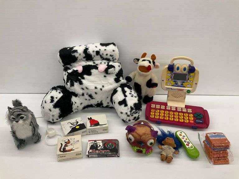 Assorted Children's Toys & Games: VTech Alphabet Desk, Plush Animals, Puzzles & More image
