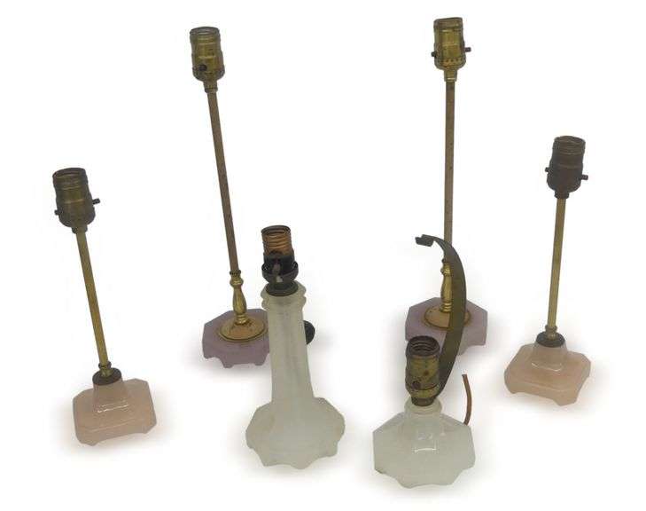 Six Vintage Table Lamp Bases image