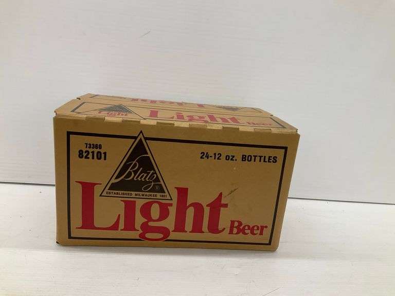 Blatz Light Beer 24-Bottle (Empty) Case image