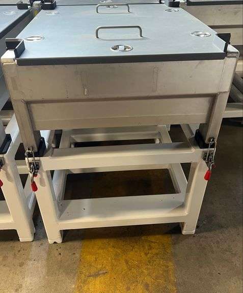 Heavy Duty Stainless Steel Container with Storage Inserts ... 43 x 38 x 33 in. image