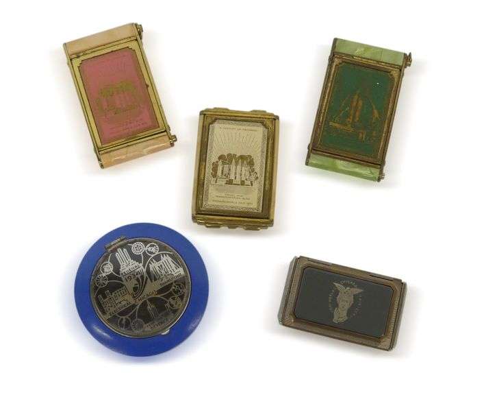 Five Chicago World Fair 1933-1934 Cigarette Cases image