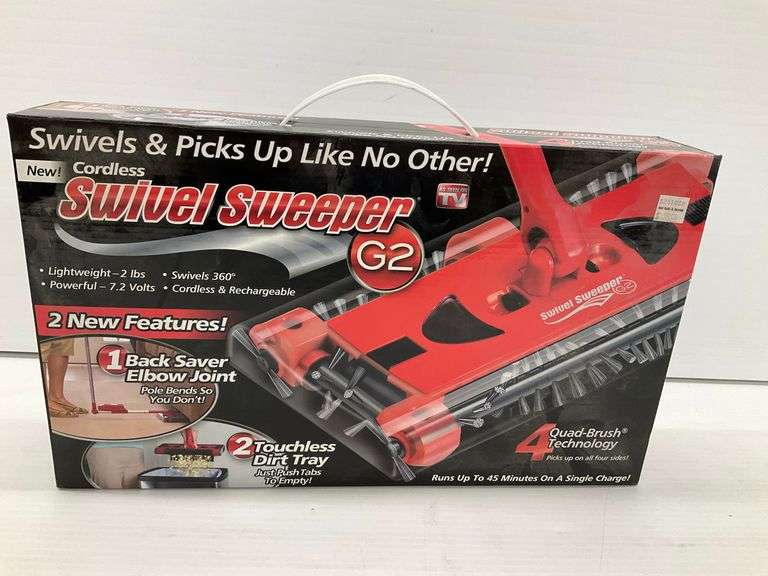 New Cordless Swivel Sweeper G2 - As Seen on TV image