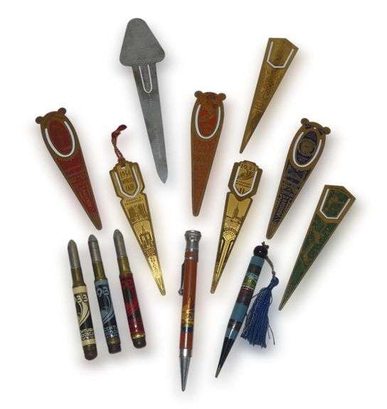 1933-1934 Century of Progress World's Fair Souvenir Bookmarks and Pencils image