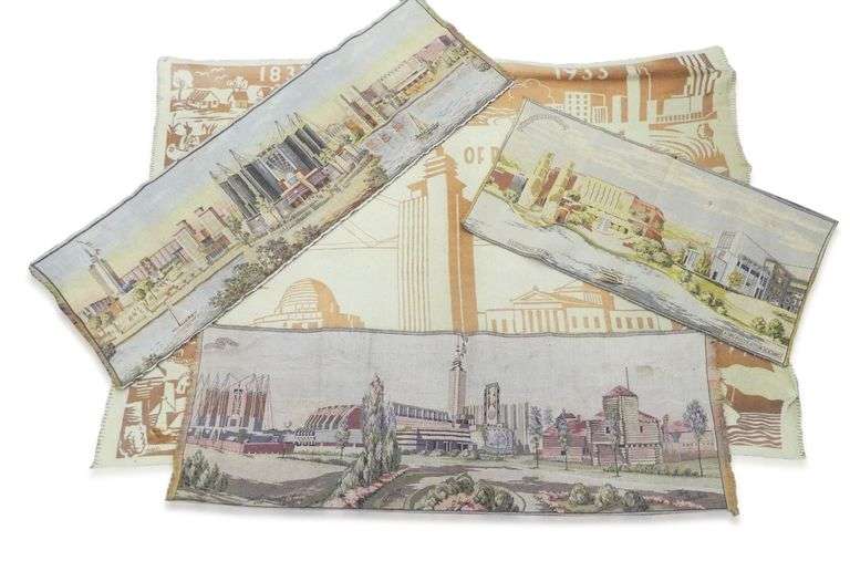 Chicago World's Fair Century of Progress Blanket image