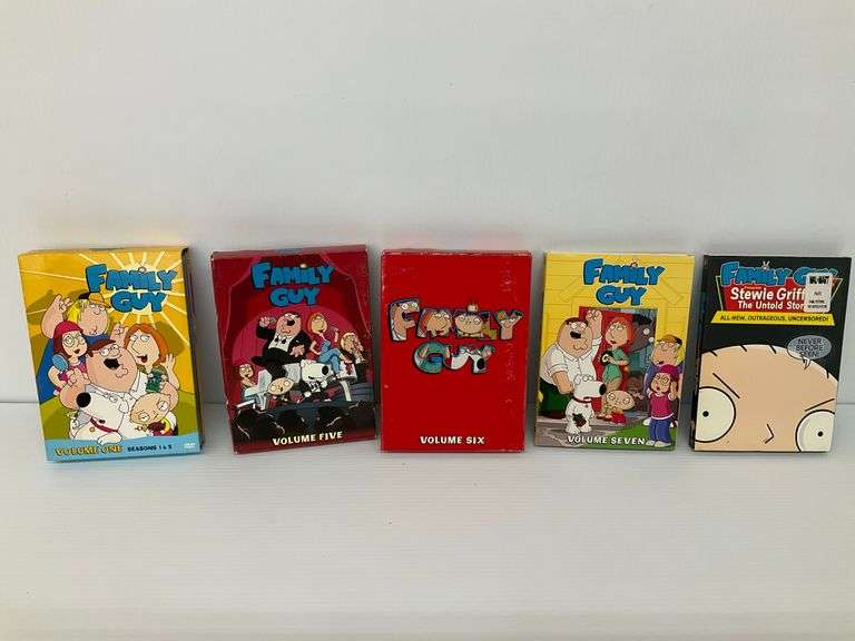 Family Guy DVD Collection - Volume 1, 5, 6, 7 & Stewie Griffin Untold Story image