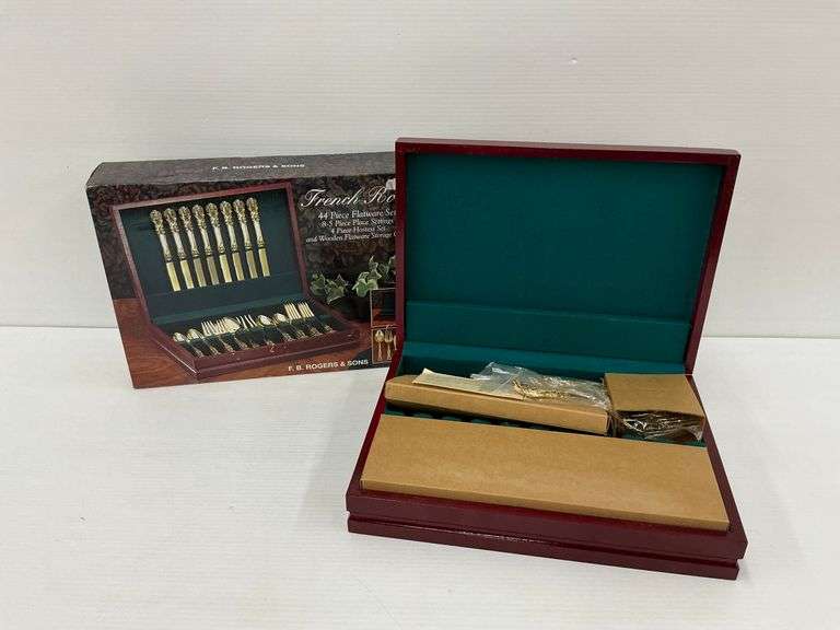 New F. B. Rogers & Sons French Rose Flatware Set image