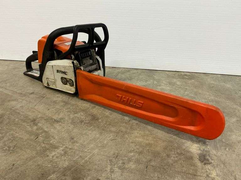 Stihl MS170 Chainsaw, works image