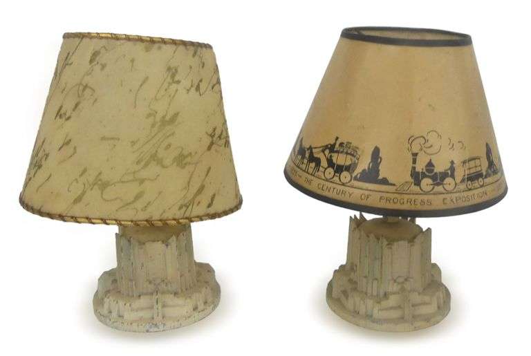 Pair of 1933-1934 Century of Progress Exposition Lamps image