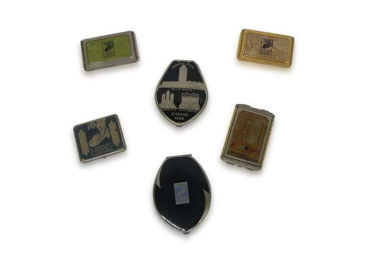 Collectible Compacts, Including 1933-1934 Chicago World's Fair image