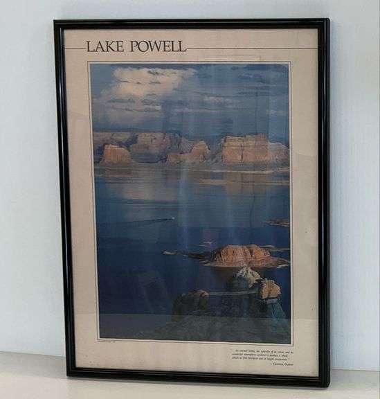 Framed Lake Powell Photograph by Gary Ladd image