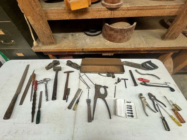 Various Hand Tools & Tool Box ... See Photos image