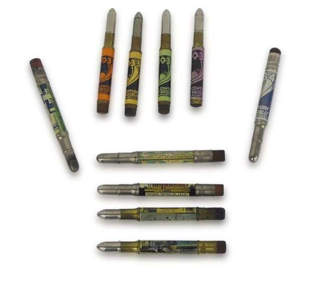 Collection of Century of Progress Souvenir Pencils - Chicago World's Fair image