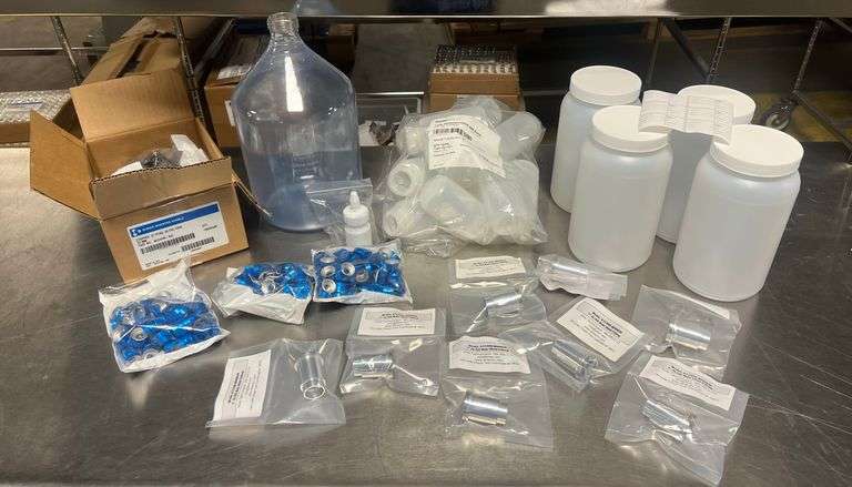 Group of Lab Supplies and Fittings image