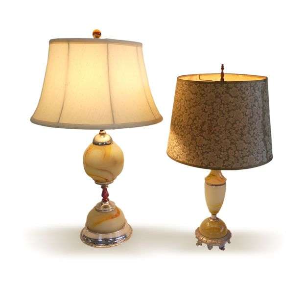 Two Vintage Table Lamps image