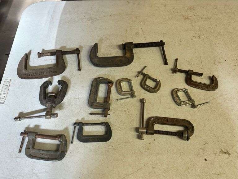 Group of Metal C Clamps image