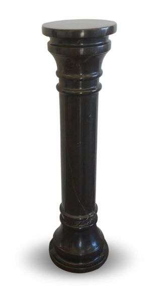 Black Marble Pedestal Stand image