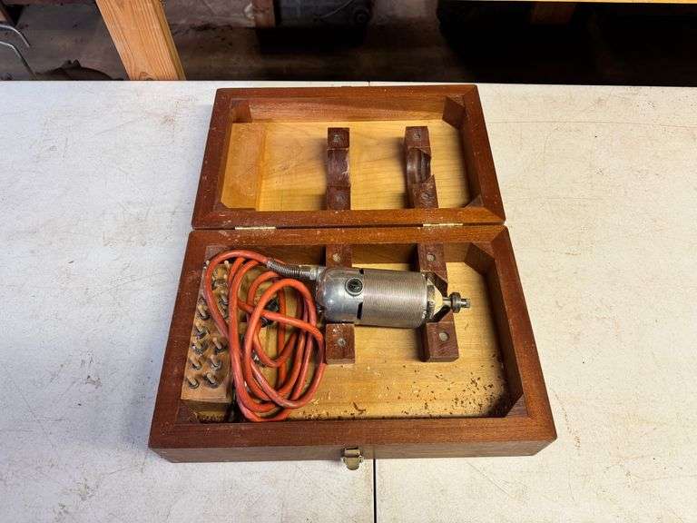 Precision Grinder with Cutter Set in Wood Case image