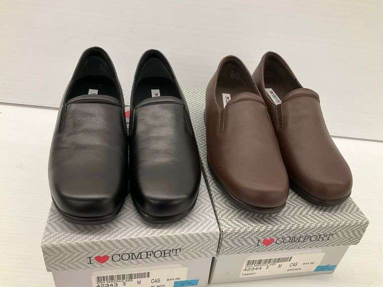 Two Pairs of I Love Comfort Tammy Shoes - Size 8M image