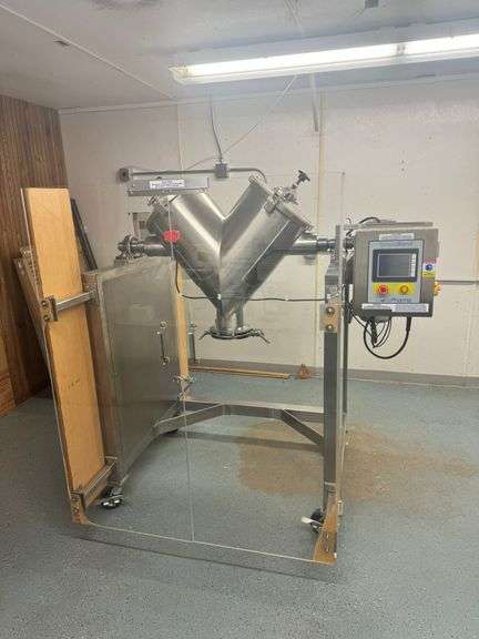 GlobePharma SimpleBlend Model SBF V-Blender ... 67 x 62 x 62 in. image