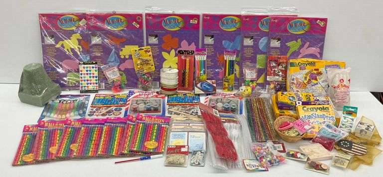 New Craft Supplies: Stencils, Paints, Beads, Crayola, and More image