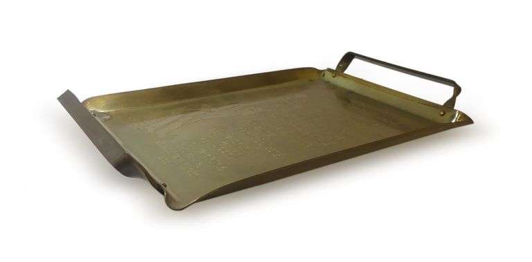 1933 World's Fair Chicago Souvenir Brass Tray image