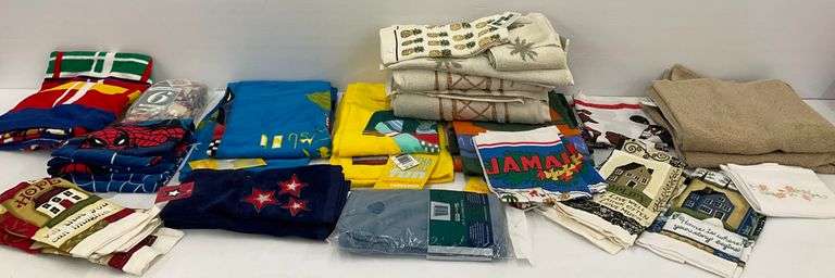 Variety of Kitchen, Hand, and Bath Towels image