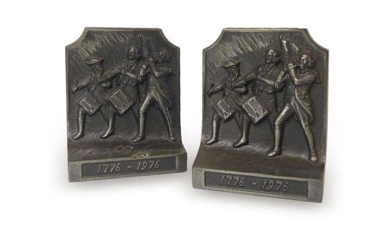 Pair of Baker MFG Co. Drummer Bookends image