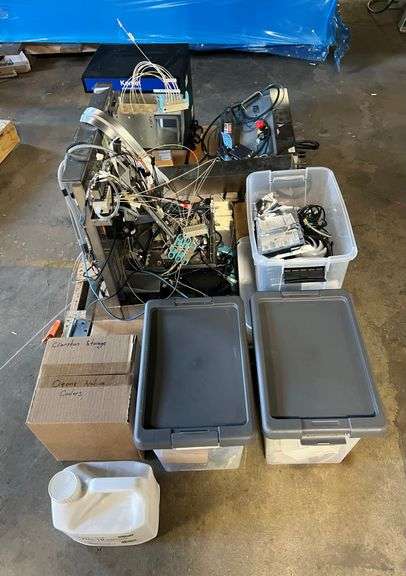 Pallet of Assorted Industrial Equipment and Components image