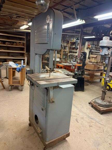 Crescent Bandsaw with Extra Blades and Belts ... 84 x 40 x 30 in. image