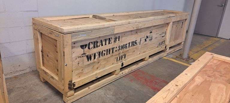 Wooden Shipping Container ... 36 x 132 x 28 Inches image