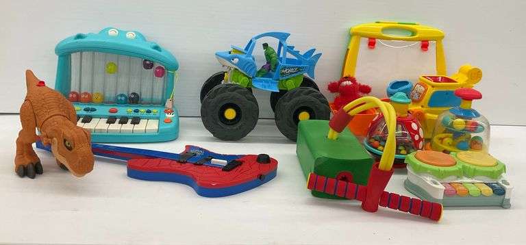 Children's Toys - Electronic Keyboard, Toy Guitar, Truck, and Others image
