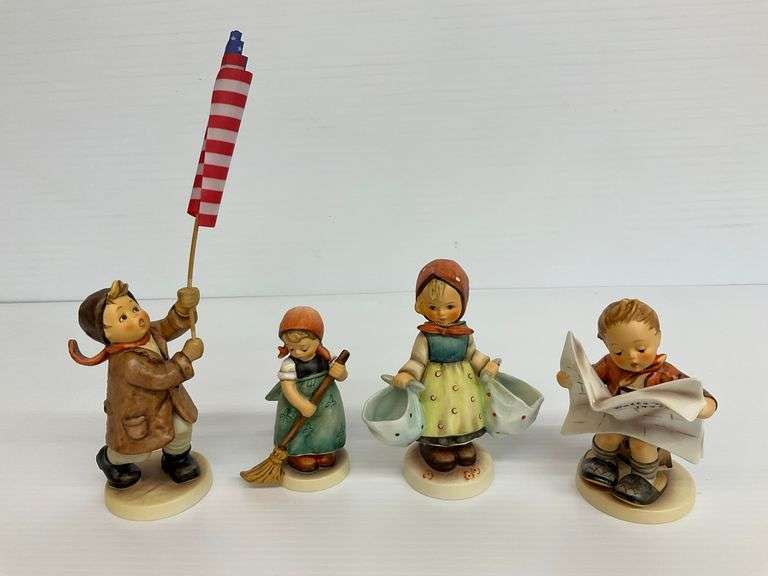 Four Hummel Goebel Figurines image