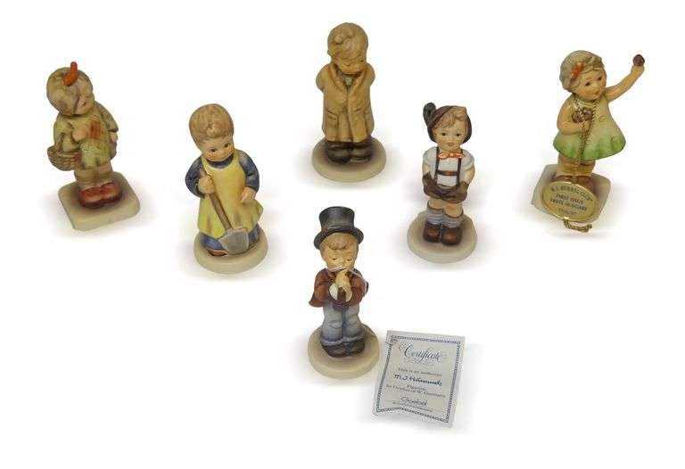 Group of Six Goebel M.I. Hummel Club Figurines image