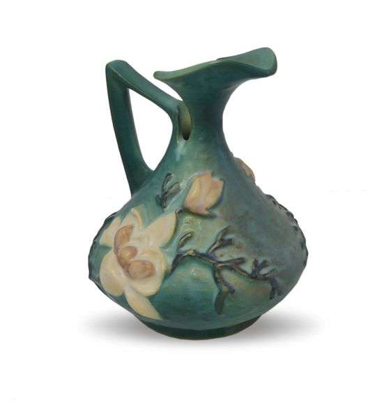 Roseville Pottery Green Magnolia Pitcher image