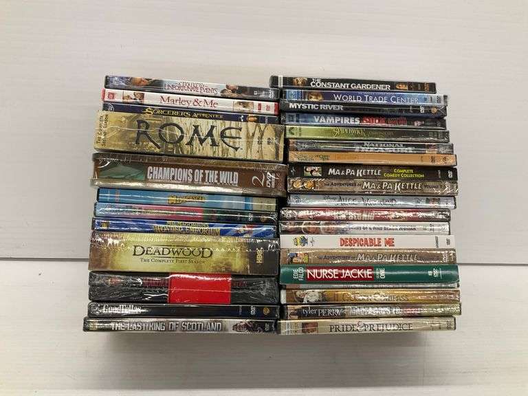 Collection of Primarily New DVDs - Variety of Titles and Genres image