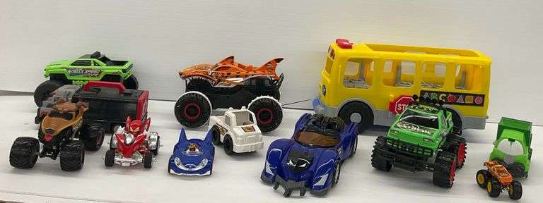 Group of Toy Cars and Trucks image
