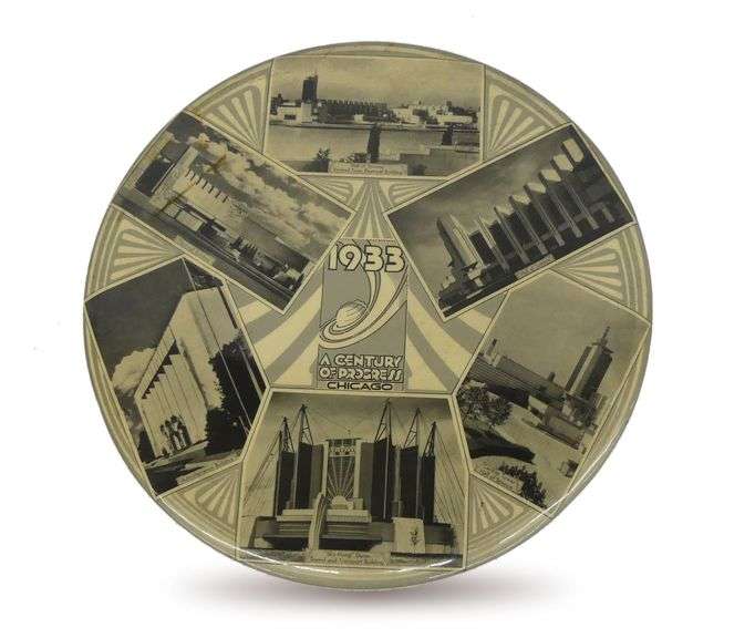 1933 Chicago Century of Progress Art Plaque image