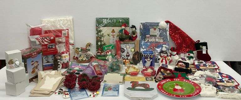 Wide Assortment of Christmas Ornaments... see photos image