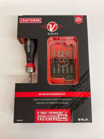 New Craftsman V-Series 18-Piece Ratcheting Screwdriver Set image