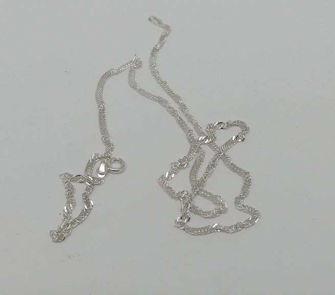 18 in. Sterling Silver Chain Necklace image