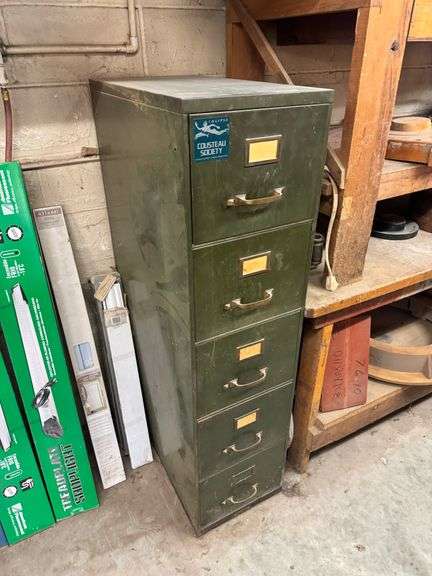 Metal File Cabinet ... 57 x 27 x 15 in. image