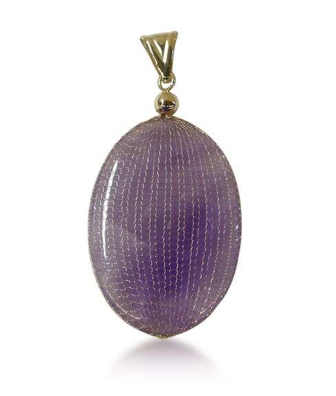14K Gold & Amethyst Pendant image