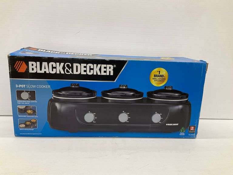 New Black & Decker 3-Pot Slow Cooker image