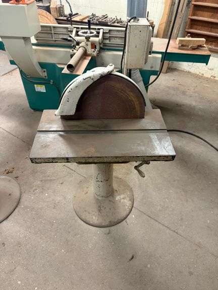 Emerald Electric Co. Disc Sander ... 51 x 22 x 23 in. image