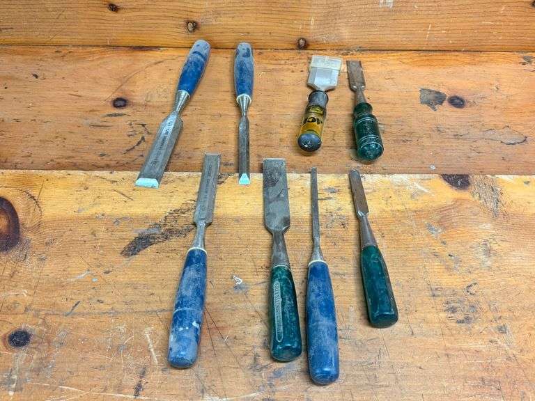 Collection of Wood Chisels - Assorted Brands and Sizes image
