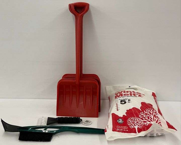 Snow Removal Tools - Small Shovels, Ice Melt & Scrapers image