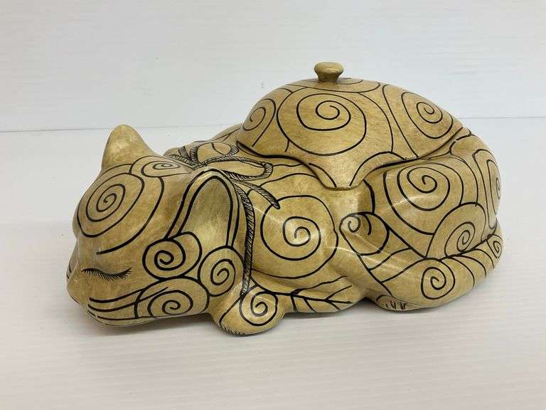 Carolyn Kinder Sleeping Cat Decorative Box image