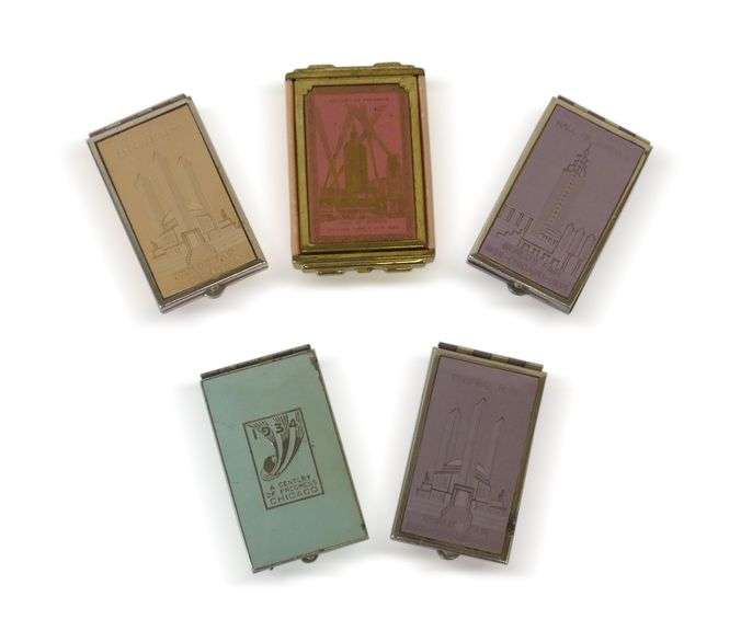 Five 1933-1934 Chicago World's Fair Cigarette Cases image