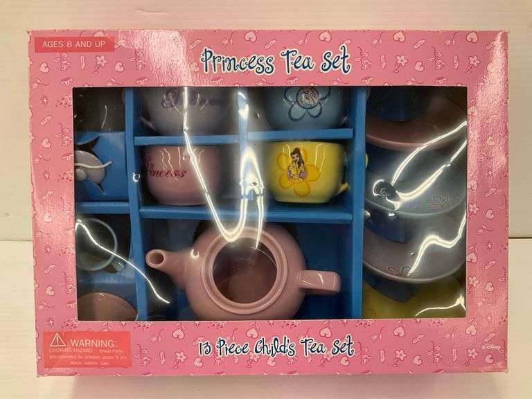New Disney Princess Tea Set - 13 Piece Child's Set image